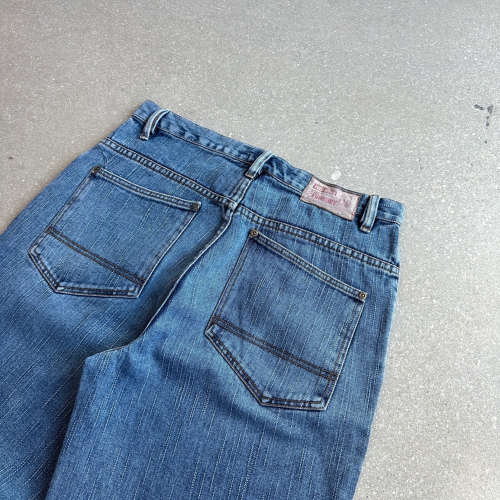 ECKO UNLTD 1972 Denim Foundry Mens Blue Size 32x32 Baggy Jeans